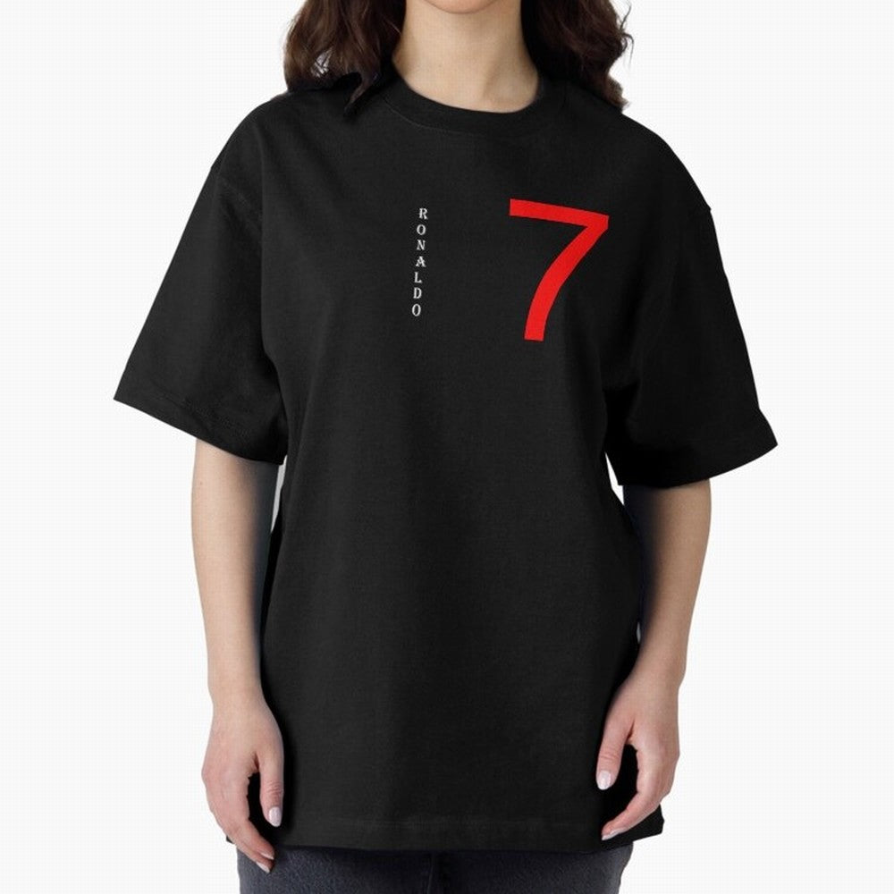 Christiano Ronaldo T-shirts Oversized T-Shirt Celebrate Classic Football Spirit in Global Football Passion for FIFA World Cup 2026 USA Canada Mexico, Featuring Messi and Cristiano Ronaldo, England, France and Netherlands, Football Festival