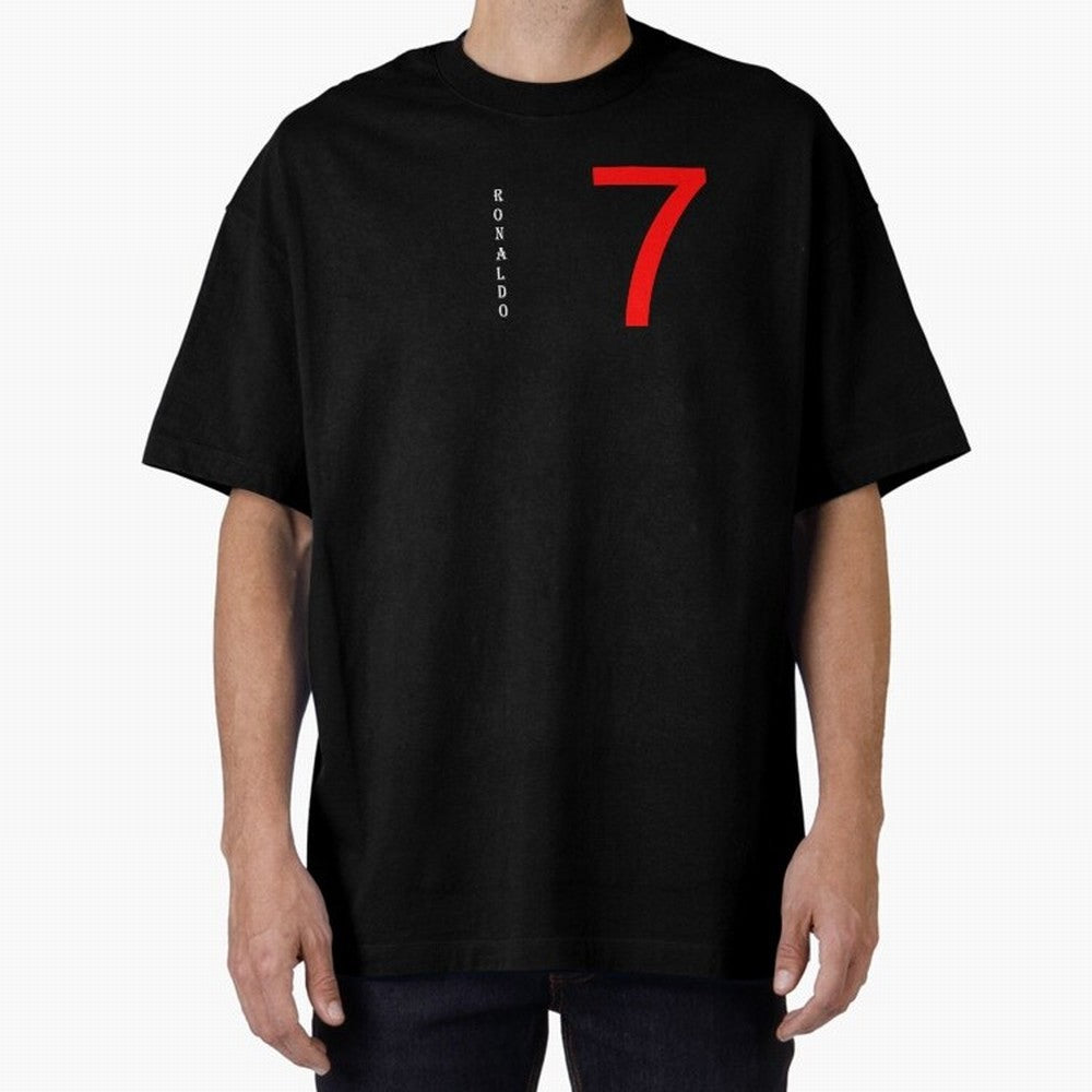 Christiano Ronaldo T-shirts Oversized T-Shirt Celebrate Classic Football Spirit in Global Football Passion for FIFA World Cup 2026 USA Canada Mexico, Featuring Messi and Cristiano Ronaldo, England, France and Netherlands, Football Festival