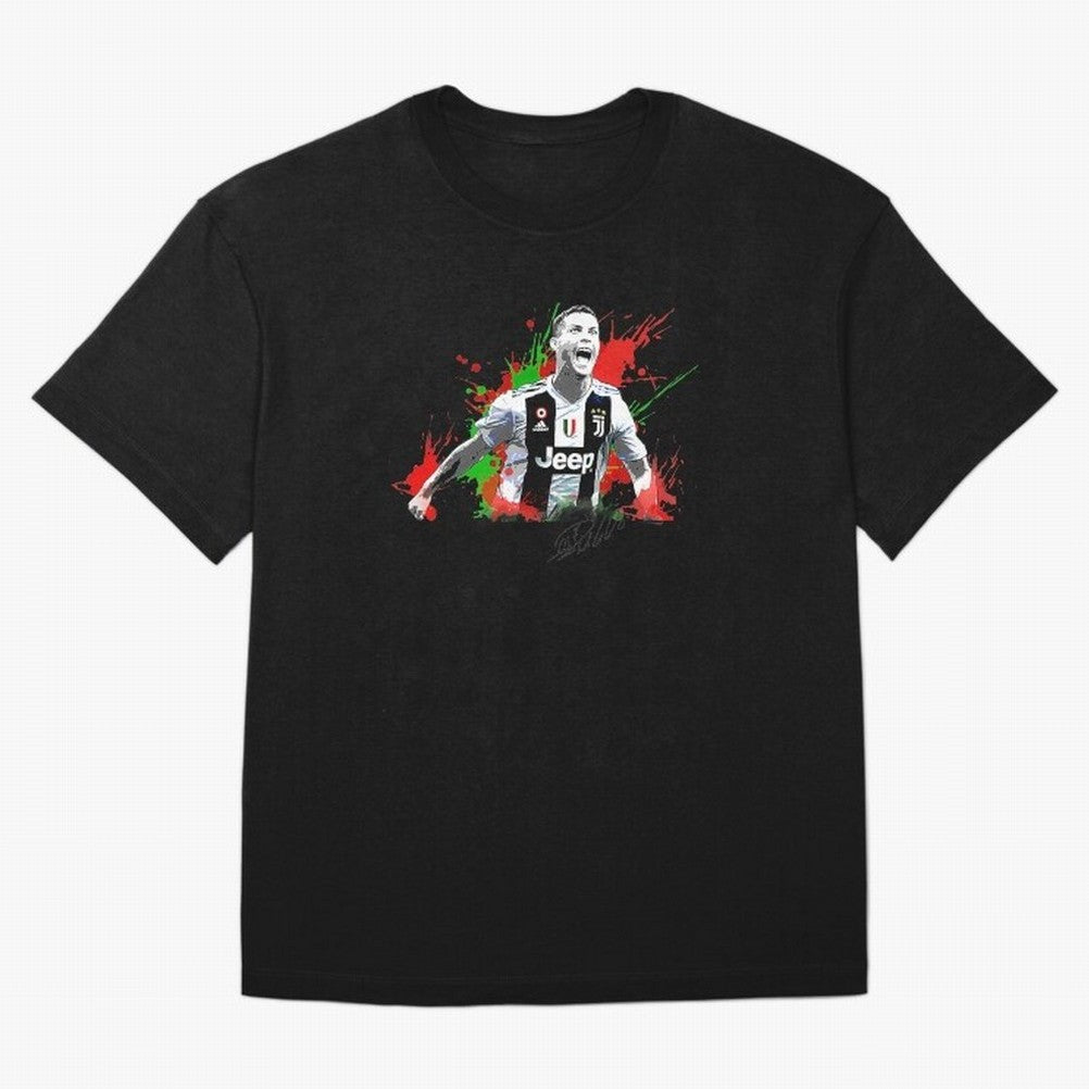 Cristiano Ronaldo Fan Oversized T-Shirt Celebrate Classic Football Spirit in FIFA World Cup 2026 for Fans of Messi and Cristiano Ronaldo and England and Germany, Bringing Supporter Pride, Iconic Celebrations, Legendary Names and Global Match Day