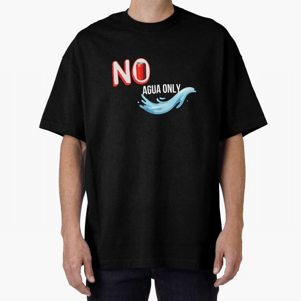 Cristiano Ronaldo - No Soda Coca Drink Agua Water Only Oversized T-Shirt Celebrate the Magic of FIFA World Cup 2026 Spirit, Built around Portugal, Spain and Germany, Haaland, Football History, Final Match Energy, Crowd Noise and Once in a Lifetime