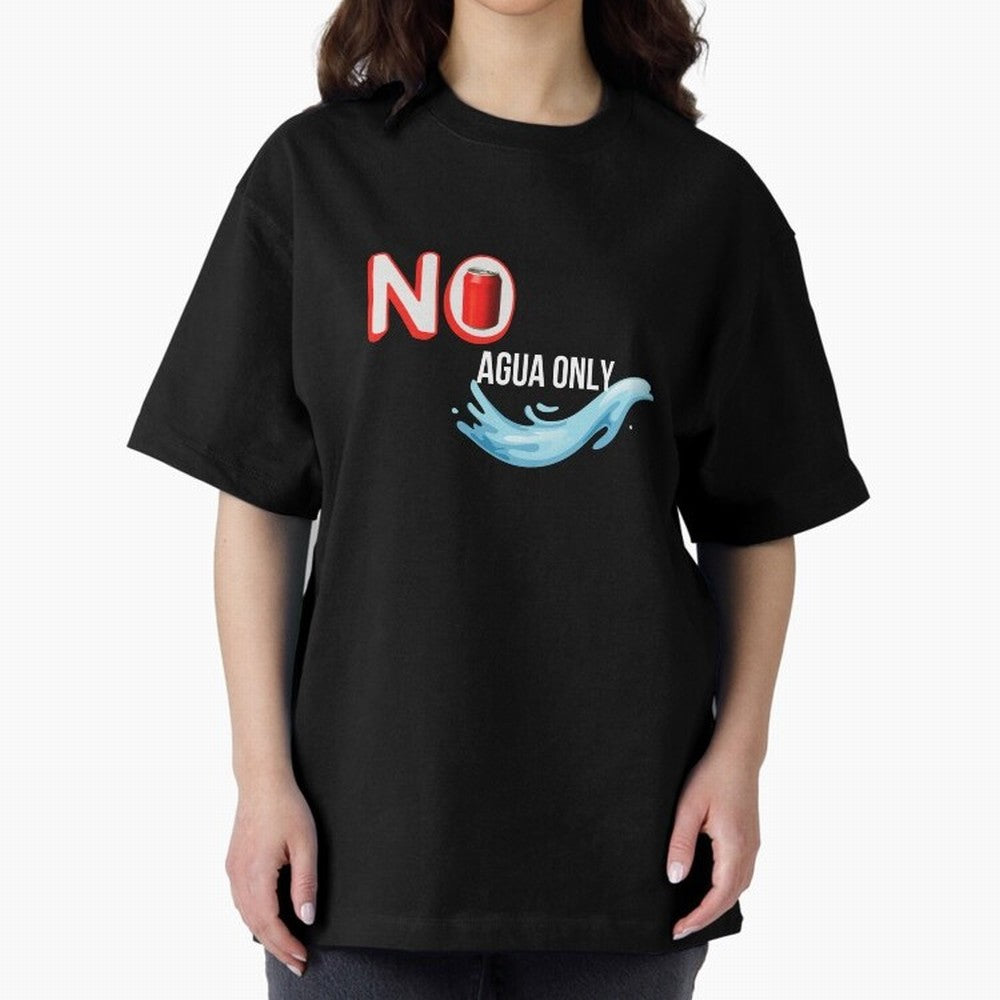 Cristiano Ronaldo - No Soda Coca Drink Agua Water Only Oversized T-Shirt Celebrate the Magic of FIFA World Cup 2026 Spirit, Built around Portugal, Spain and Germany, Haaland, Football History, Final Match Energy, Crowd Noise and Once in a Lifetime