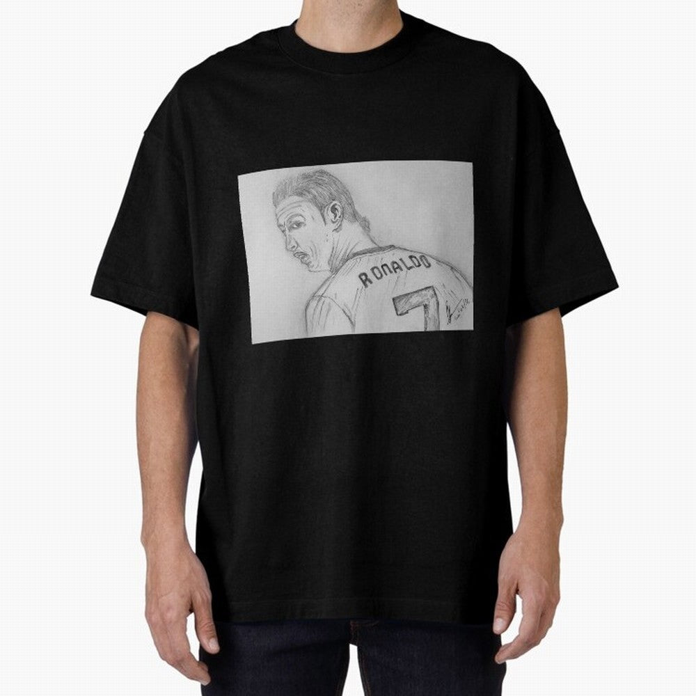 CR7 Oversized T-Shirt Step into Match Day Hype around FIFA World Cup 2026 Group Stage, CR7, Brazil, Portugal and Argentina, Soccer Culture, Superstar Moments, National Team Dreams and Competitive Fire; Perfect for Supporters Who Want Bold Football
