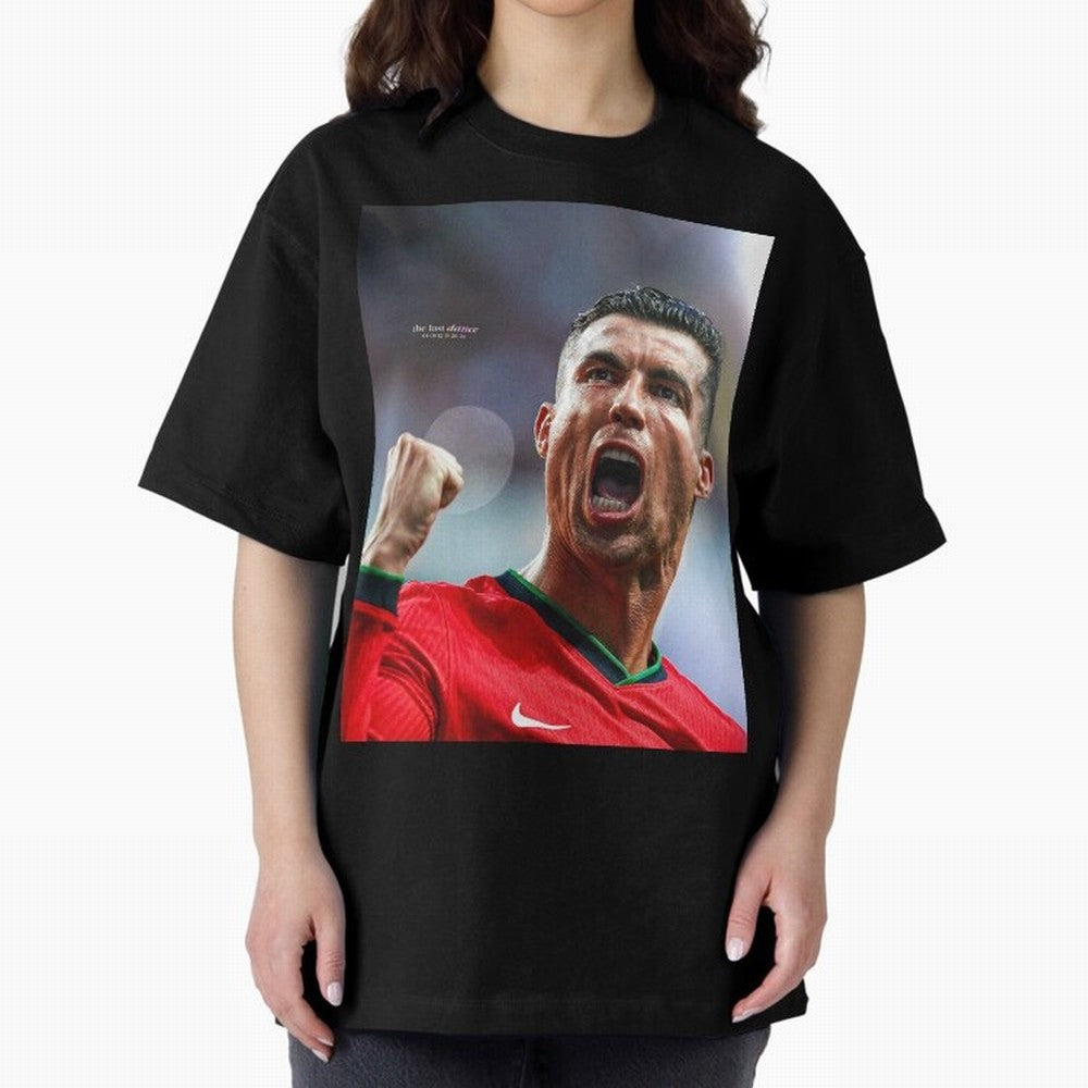 CR7: The Eternal GOAT Oversized T-Shirt Celebrate the Next Chapter of the FIFA World Cup 2026 Journey through Mbappe and Neymar Highlights, Brazil Pride, Champion Mindset, Group Stage Buzz, Knockout Tension and Passionate Fan Culture; Made for Die