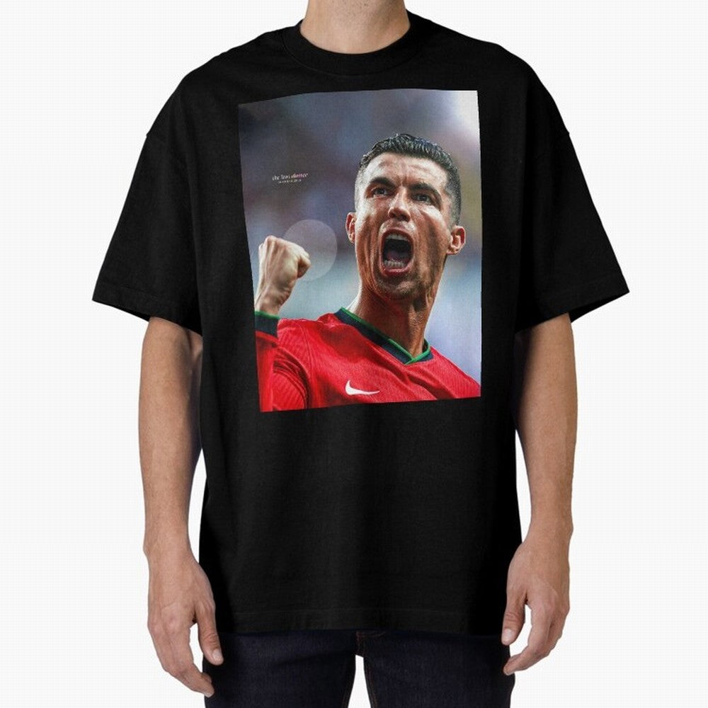 CR7: The Eternal GOAT Oversized T-Shirt Celebrate the Next Chapter of the FIFA World Cup 2026 Journey through Mbappe and Neymar Highlights, Brazil Pride, Champion Mindset, Group Stage Buzz, Knockout Tension and Passionate Fan Culture; Made for Die