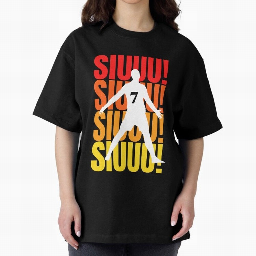 Christiano Ronaldo Siuuu Oversized T-Shirt Remember Iconic Moments from the FIFA World Cup 2026 Journey through Neymar, Haaland and Cristiano Ronaldo Highlights, Spain Pride, Game Day Rituals, Football Legends, Country Pride and the Road to the