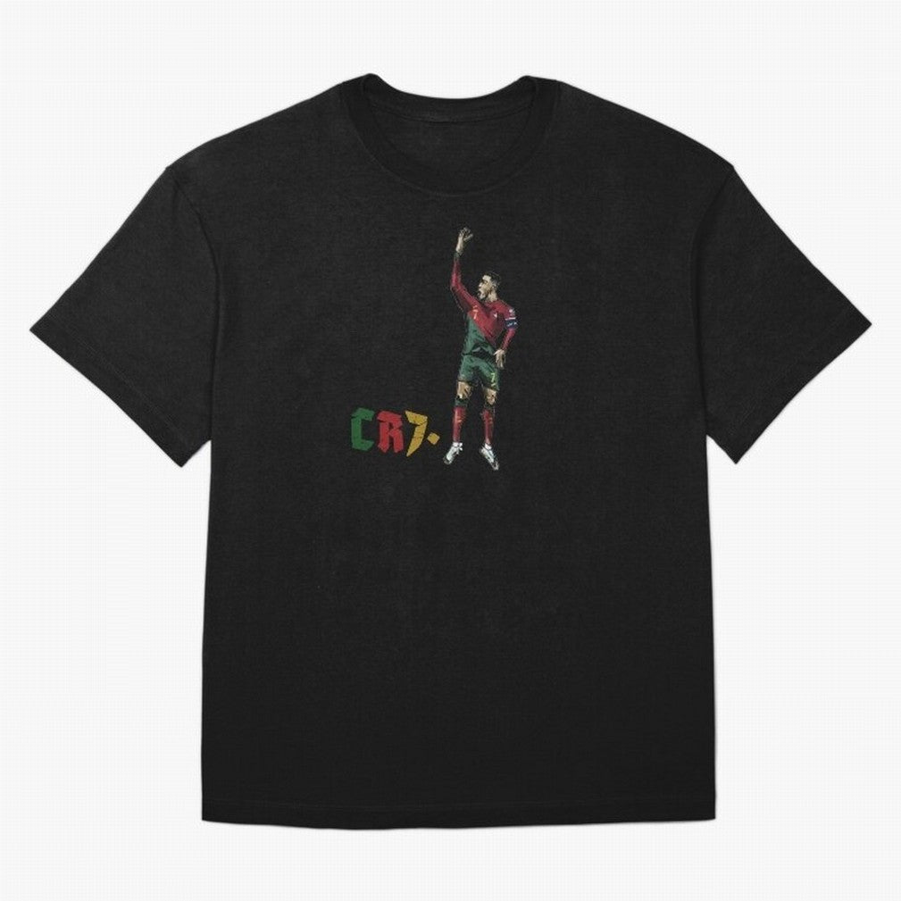CR7. Oversized T-Shirt Bring Match Day Fire to FIFA World Cup 2026 Spirit, Capturing Argentina and Brazil, Mbappe, Football Festival Excitement, Trophy Ambitions, Country Rivalries and Star Player Buzz; Perfect for Fans, Collectors, Family