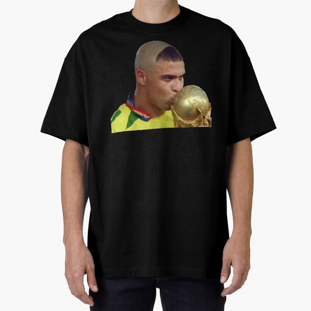 El Fenomeno Oversized T-Shirt Follow Every Goal of FIFA World Cup 2026 Group Stage for Fans of Neymar and Brazil, Portugal and Argentina, Bringing Championship Spirit, Famous Goals, Roaring Crowds and International Football Unity; Perfect for