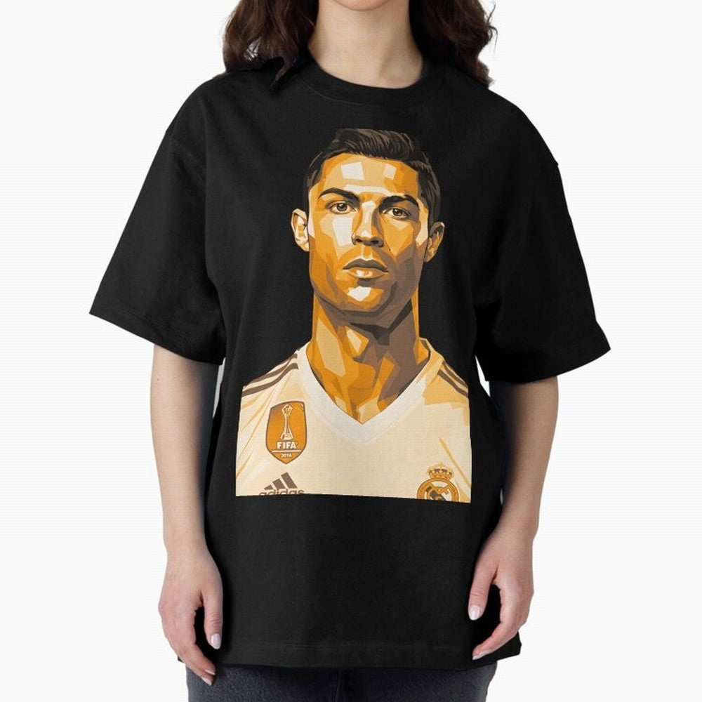 Ronaldo Oversized T-Shirt Stand Proud for the FIFA World Cup 2026 USA Canada Mexico Journey through Haaland Highlights, France and Portugal Pride, Football Passion, Legendary Performances, Festival Vibes and Supporter Community; Perfect for