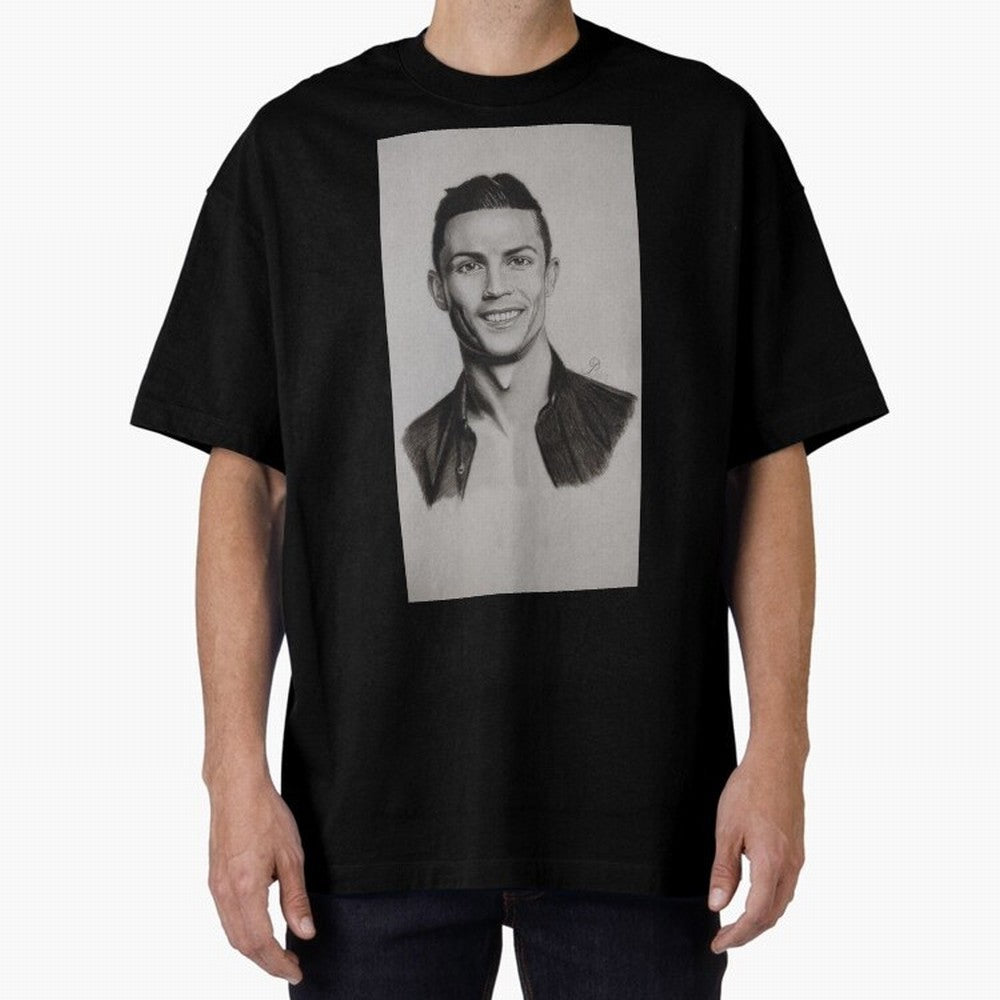CR7 Oversized T-Shirt Celebrate Fan Culture around FIFA World Cup 2026 USA Canada Mexico Spirit, Capturing France and Portugal, Messi, Stadium Memories, Football Loyalty, International Chants and Championship Tradition; Ideal for Fans Who Follow