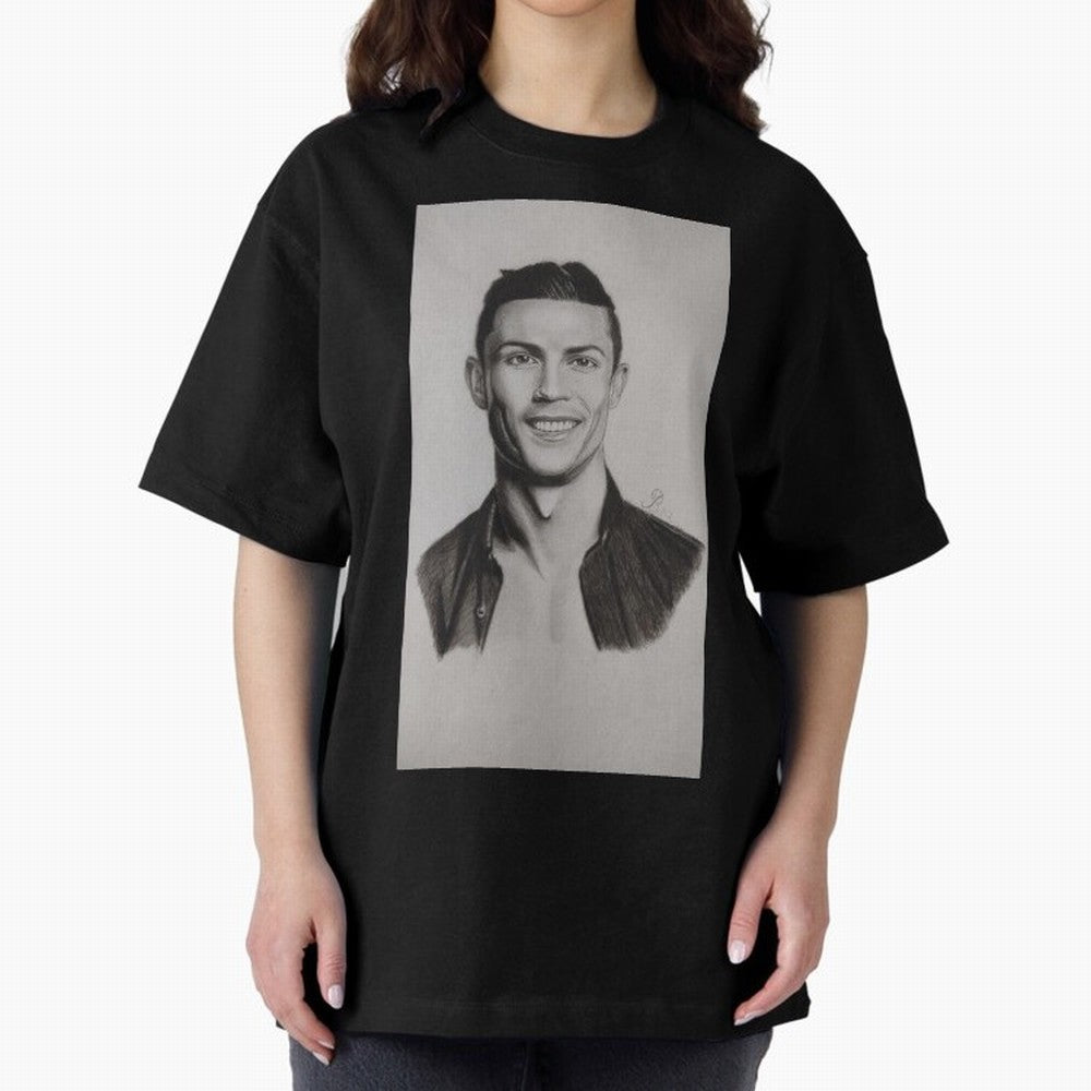 CR7 Oversized T-Shirt Celebrate Fan Culture around FIFA World Cup 2026 USA Canada Mexico Spirit, Capturing France and Portugal, Messi, Stadium Memories, Football Loyalty, International Chants and Championship Tradition; Ideal for Fans Who Follow