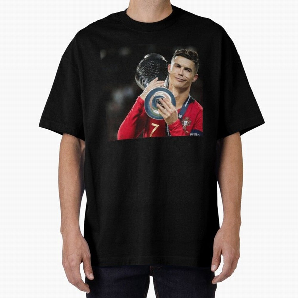 Ronaldo Oversized T-Shirt Feel the Roar of FIFA World Cup 2026 Group Stage Highlighting Mbappe and Neymar, Germany Energy, Match Day Excitement, Supporter Culture, Golden Goals and Global Football Passion; Created for Match Day Parties, Soccer