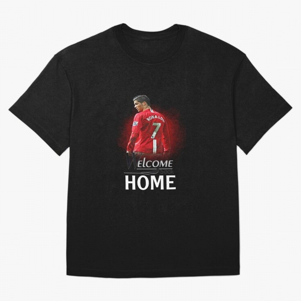 Cristiano Ronaldo welcome back - Manchester Oversized T-Shirt Show Your Love for FIFA World Cup 2026 Built around Mbappe and Neymar, France and Portugal Energy, Football History, Final Match Energy, Crowd Noise and Once in a Lifetime Moments;