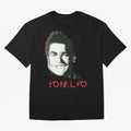 Portugal Football Captain Cristiano Ronaldo 3D Anaglyph Portrait Oversized T-Shirt Mark FIFA World Cup 2026 USA Canada Mexico with Mbappe, Brazil Energy, Sports Nostalgia, International Competition, Famous Players and Unforgettable Victories; Great