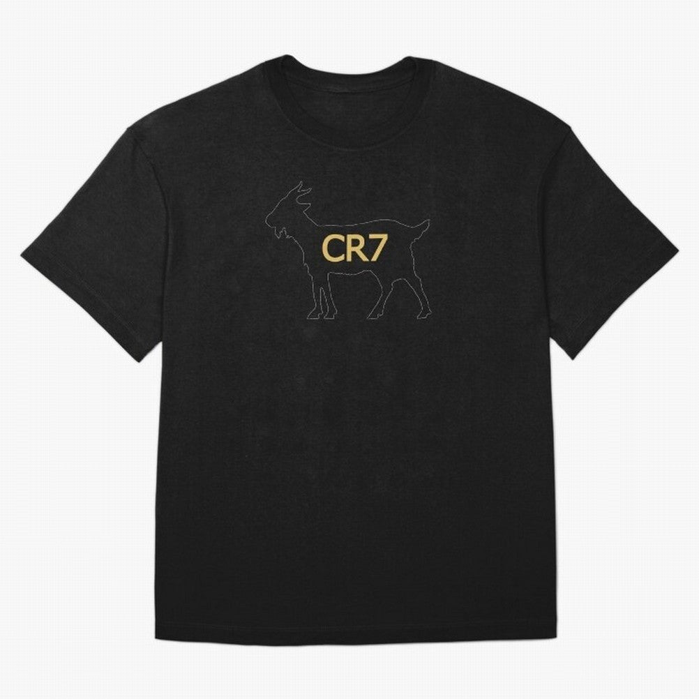 CR7 GOAT Alt Gold Oversized T-Shirt Back Your Heroes with Global Football Passion for FIFA World Cup 2026 Group Stage, Celebrating Messi and Cristiano Ronaldo, England and Germany, Stadium Chants, National Pride, Trophy Dreams and Unforgettable