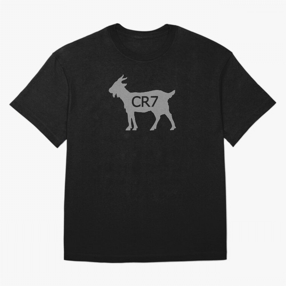 CR7 GOAT Grey 2 Oversized T-Shirt Show Passion for the Stars of FIFA World Cup 2026 Group Stage for Fans of Neymar and France, Bringing Champion Mindset, Group Stage Buzz, Knockout Tension and Passionate Fan Culture; Perfect for Supporters Who Want