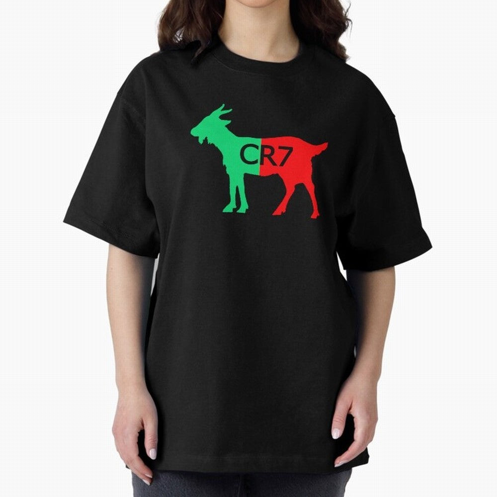 CR7 GOAT Tuga Oversized T-Shirt Celebrate Football Heritage in the FIFA World Cup 2026 Group Stage Journey through Messi Highlights, Argentina, France and Brazil Pride, Classic Soccer Heritage, Championship Pressure, Fan Loyalty and International