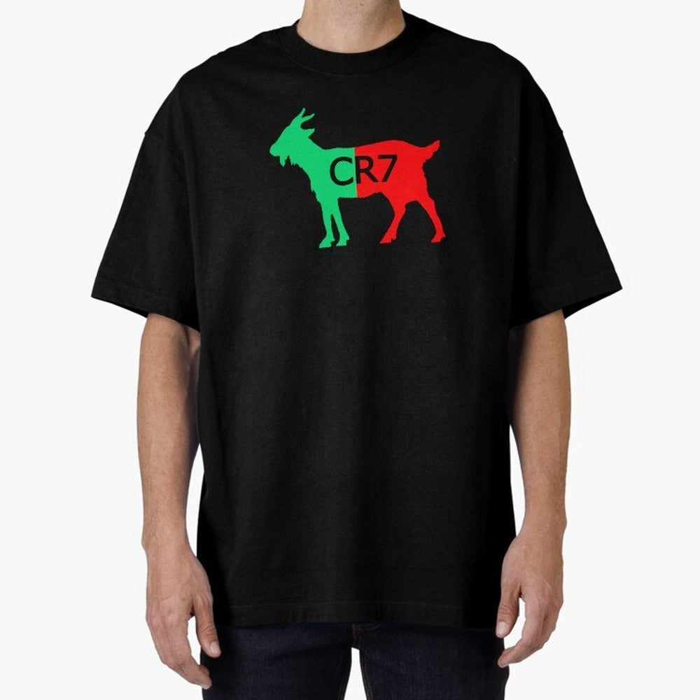 CR7 GOAT Tuga Oversized T-Shirt Celebrate Football Heritage in the FIFA World Cup 2026 Group Stage Journey through Messi Highlights, Argentina, France and Brazil Pride, Classic Soccer Heritage, Championship Pressure, Fan Loyalty and International