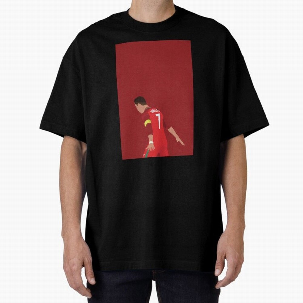 CR7 Oversized T-Shirt Celebrate Every Goal in the FIFA World Cup 2026 USA Canada Mexico Journey through Neymar Highlights, England, France and Netherlands Pride, Global Supporter Spirit, Legendary Goals, National Colors and Tournament Celebration;