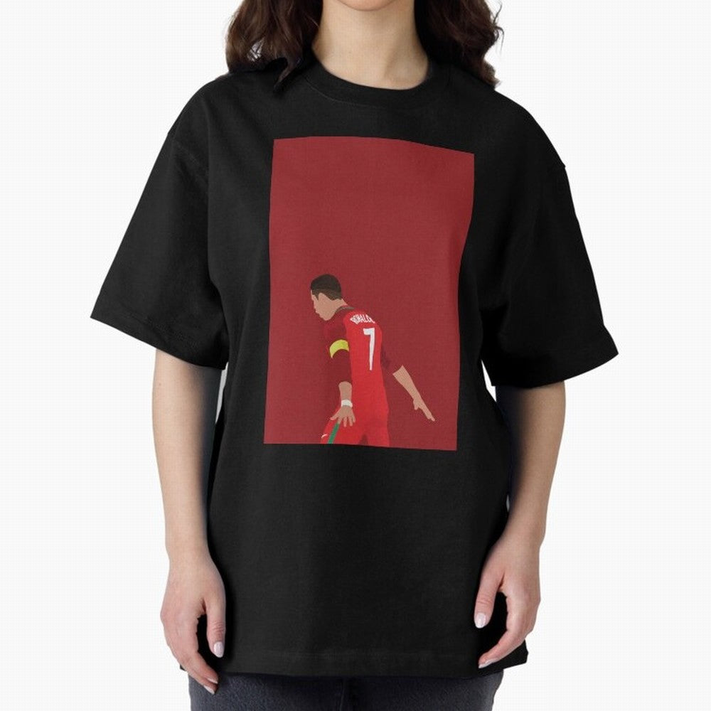 CR7 Oversized T-Shirt Celebrate Every Goal in the FIFA World Cup 2026 USA Canada Mexico Journey through Neymar Highlights, England, France and Netherlands Pride, Global Supporter Spirit, Legendary Goals, National Colors and Tournament Celebration;