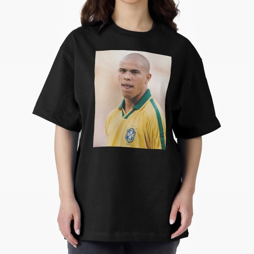 Art Ronaldo Luis Nazario de Lima Oversized T-Shirt Make Every Kick Count in FIFA World Cup 2026 USA Canada Mexico Centered on Neymar, England and Germany Energy, Supporter Pride, Iconic Celebrations, Legendary Names and Global Match Day Energy;