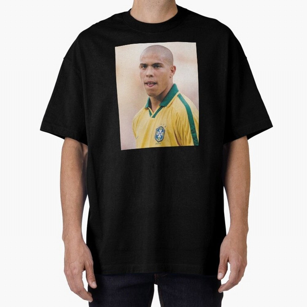Art Ronaldo Luis Nazario de Lima Oversized T-Shirt Make Every Kick Count in FIFA World Cup 2026 USA Canada Mexico Centered on Neymar, England and Germany Energy, Supporter Pride, Iconic Celebrations, Legendary Names and Global Match Day Energy;