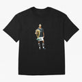 Cristiano Ronaldo CR7 Game Time Pixel Artwork Futbol Soccer Oversized T-Shirt Make Your Look Match Global Football Passion for FIFA World Cup 2026 USA Canada Mexico, Centered on Messi, Neymar and Mbappe, Argentina and Brazil, Retro Football Energy,