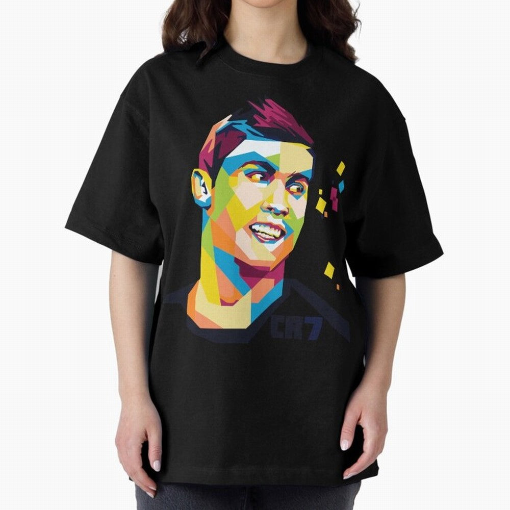 Cristiano Ronaldo Oversized T-Shirt Get Ready for FIFA World Cup 2026 Group Stage for Fans of Neymar and Netherlands, Bringing Stadium Memories, Football Loyalty, International Chants and Championship Tradition; Ideal for Fans Who Follow Messi,