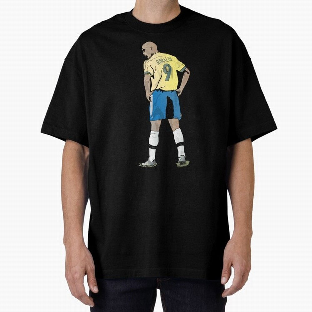 RONALDO NAZARIO 9 Oversized T-Shirt Share the Excitement of the FIFA World Cup 2026 Journey through Cristiano Ronaldo Highlights, Brazil, Portugal and Argentina Pride, Football History, Final Match Energy, Crowd Noise and Once in a Lifetime