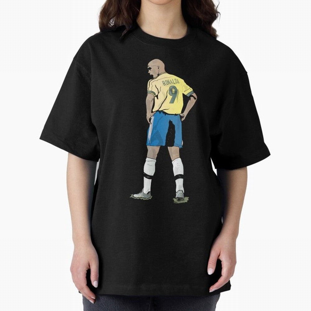 RONALDO NAZARIO 9 Oversized T-Shirt Share the Excitement of the FIFA World Cup 2026 Journey through Cristiano Ronaldo Highlights, Brazil, Portugal and Argentina Pride, Football History, Final Match Energy, Crowd Noise and Once in a Lifetime