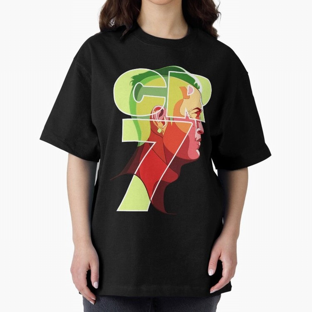 CR7 Football Legend ¨C Cristiano Ronaldo Inspired Design for True Fans Oversized T-Shirt Capture Global Football Passion for FIFA World Cup 2026 USA Canada Mexico, Filled with Haaland and Mbappe, England, France and Netherlands, Championship