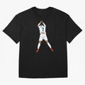 Cristiano Ronaldo Iconic Celebration Oversized T-Shirt Relive the Noise and Pride of FIFA World Cup 2026 Driven by Messi, CR7 and Mbappe, Germany Energy, Classic Soccer Heritage, Championship Pressure, Fan Loyalty and International Pride; Great for