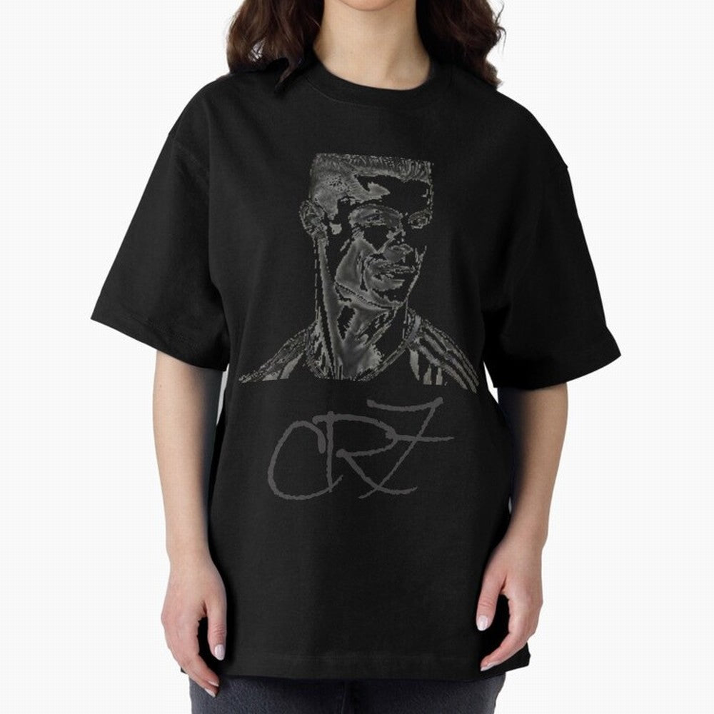 Great CR7 Oversized T-Shirt Make Game Day About Global Football Passion for FIFA World Cup 2026, Centered on Messi, CR7 and Mbappe, Argentina, France and Brazil, Championship Spirit, Famous Goals, Roaring Crowds and International Football Unity;