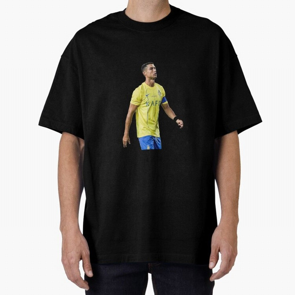 Ronaldo Al Nassar Oversized T-Shirt Feel FIFA World Cup 2026 Group Stage Highlighting Haaland, Spain and Netherlands Energy, Game Day Rituals, Football Legends, Country Pride and the Road to the Final; Great for Watch Parties, Sports Bars, Family