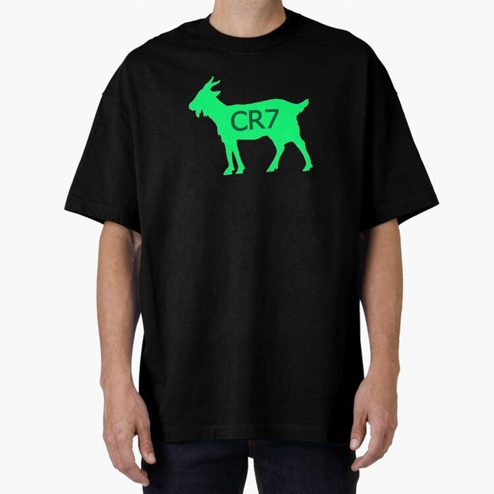 CR7 GOAT Saudi Arabia Green Oversized T-Shirt Join Supporters Worldwide for Global Football Passion for FIFA World Cup 2026, Featuring Messi, Argentina, France and Brazil, Game Day Rituals, Football Legends, Country Pride and the Road to the Final;