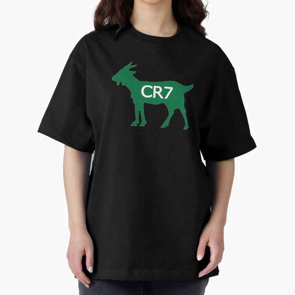 CR7 GOAT Saudi Arabia Oversized T-Shirt Bring Stadium Energy to Global Football Passion for FIFA World Cup 2026 Group Stage, Connected to Neymar, Haaland and Cristiano Ronaldo, Brazil, Football Passion, Legendary Performances, Festival Vibes and