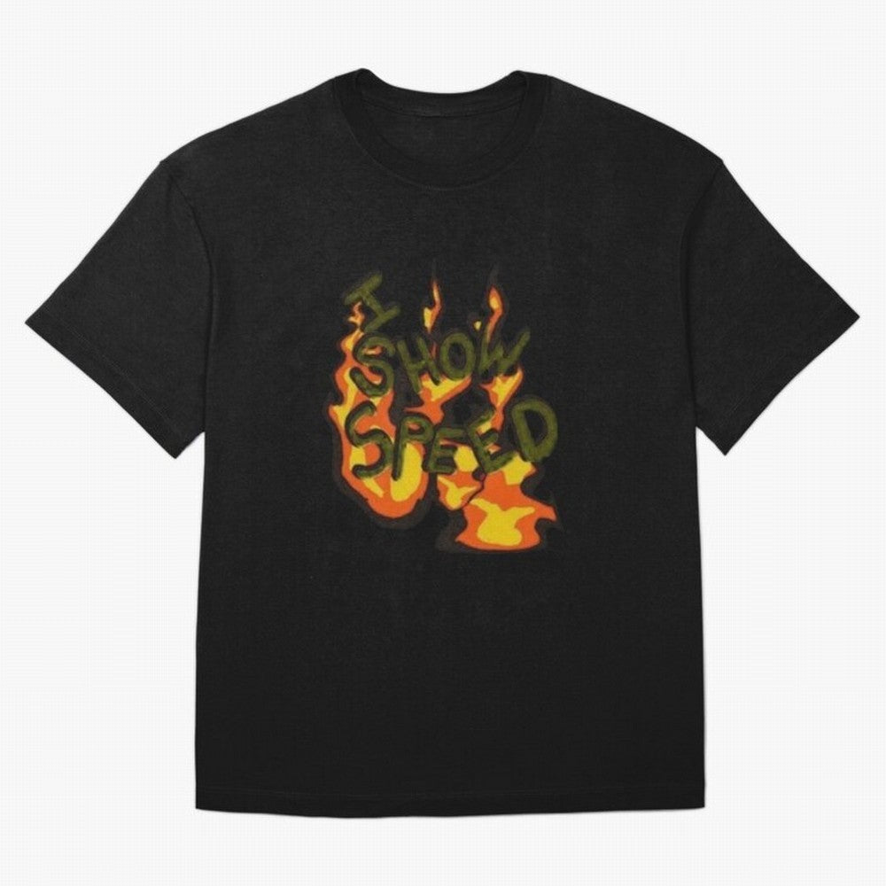 ISHOWSPEED MERCH LOGO 2 Oversized T-Shirt Keep Football History Alive during FIFA World Cup 2026 with Haaland and Mbappe, France Energy, Vintage Soccer Flavor, Modern Football Stars, National Flags and Final Night Emotion; Great for Supporters Who