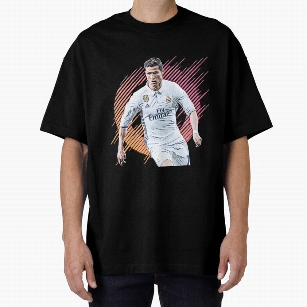 ronaldo christiano Oversized T-Shirt Experience Global Football Passion for FIFA World Cup 2026, Centered on Neymar, Haaland and Cristiano Ronaldo, Brazil, Portugal and Argentina, Sports Nostalgia, International Competition, Famous Players and