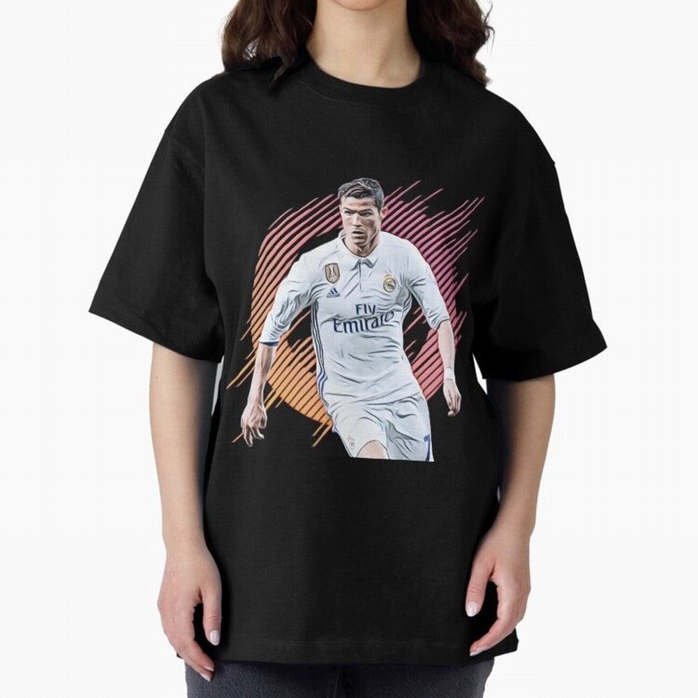 ronaldo christiano Oversized T-Shirt Experience Global Football Passion for FIFA World Cup 2026, Centered on Neymar, Haaland and Cristiano Ronaldo, Brazil, Portugal and Argentina, Sports Nostalgia, International Competition, Famous Players and