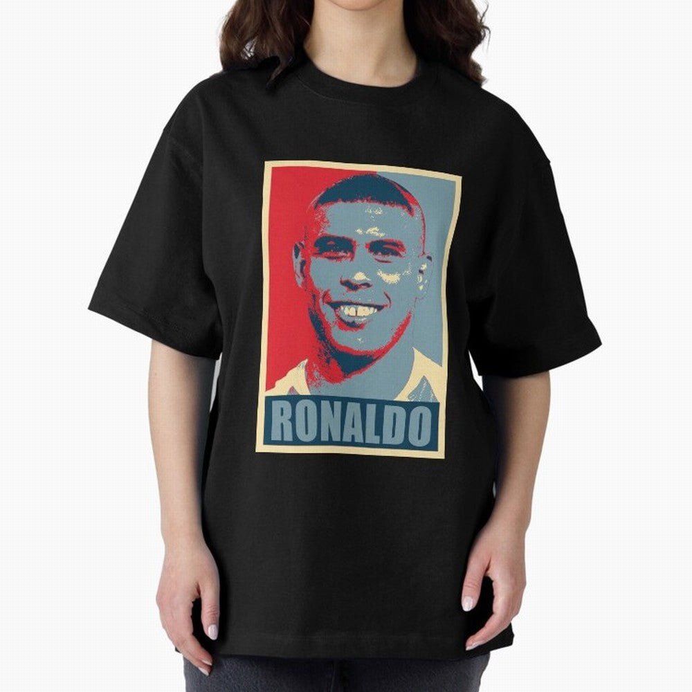 Ronaldo De Lima Hope Oversized T-Shirt Celebrate Golden Goal Energy in the FIFA World Cup 2026 Journey through Haaland and Mbappe Highlights, England and Germany Pride, Championship Spirit, Famous Goals, Roaring Crowds and International Football