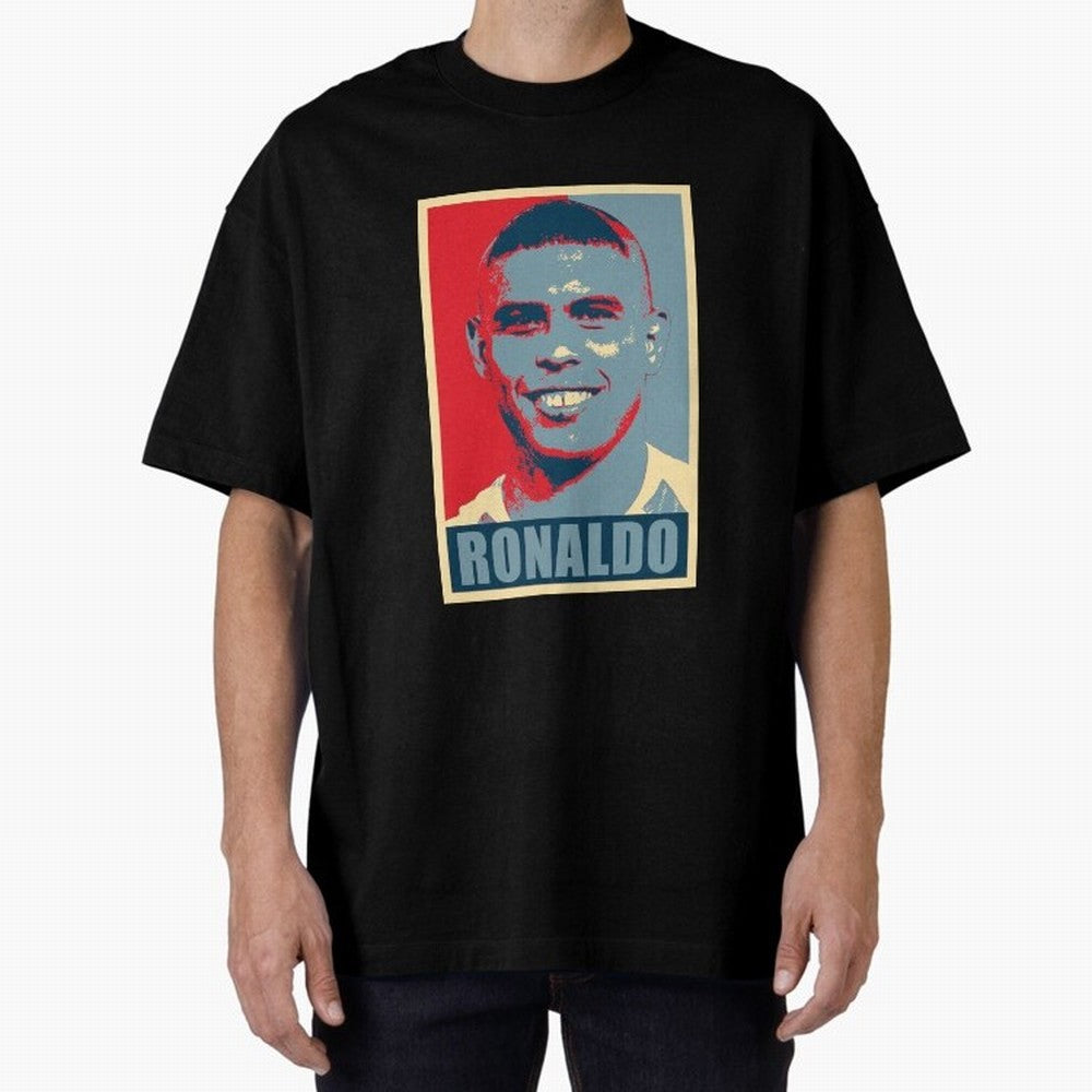 Ronaldo De Lima Hope Oversized T-Shirt Celebrate Golden Goal Energy in the FIFA World Cup 2026 Journey through Haaland and Mbappe Highlights, England and Germany Pride, Championship Spirit, Famous Goals, Roaring Crowds and International Football