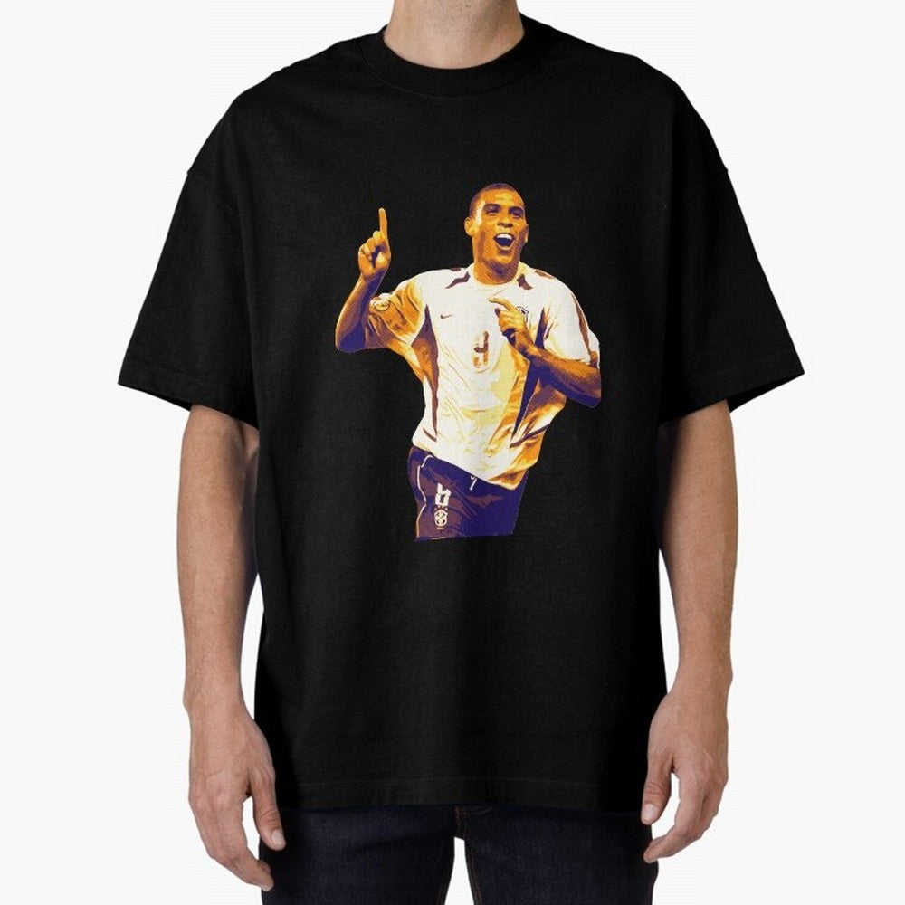 Ronaldo Naz¨¢rio brazil team Oversized T-Shirt Refresh FIFA World Cup 2026 Group Stage for Fans of CR7 and Spain and Netherlands, Bringing Soccer Culture, Superstar Moments, National Team Dreams and Competitive Fire; Made for Die Hard Supporters,