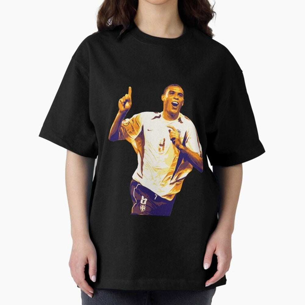 Ronaldo Naz¨¢rio brazil team Oversized T-Shirt Refresh FIFA World Cup 2026 Group Stage for Fans of CR7 and Spain and Netherlands, Bringing Soccer Culture, Superstar Moments, National Team Dreams and Competitive Fire; Made for Die Hard Supporters,
