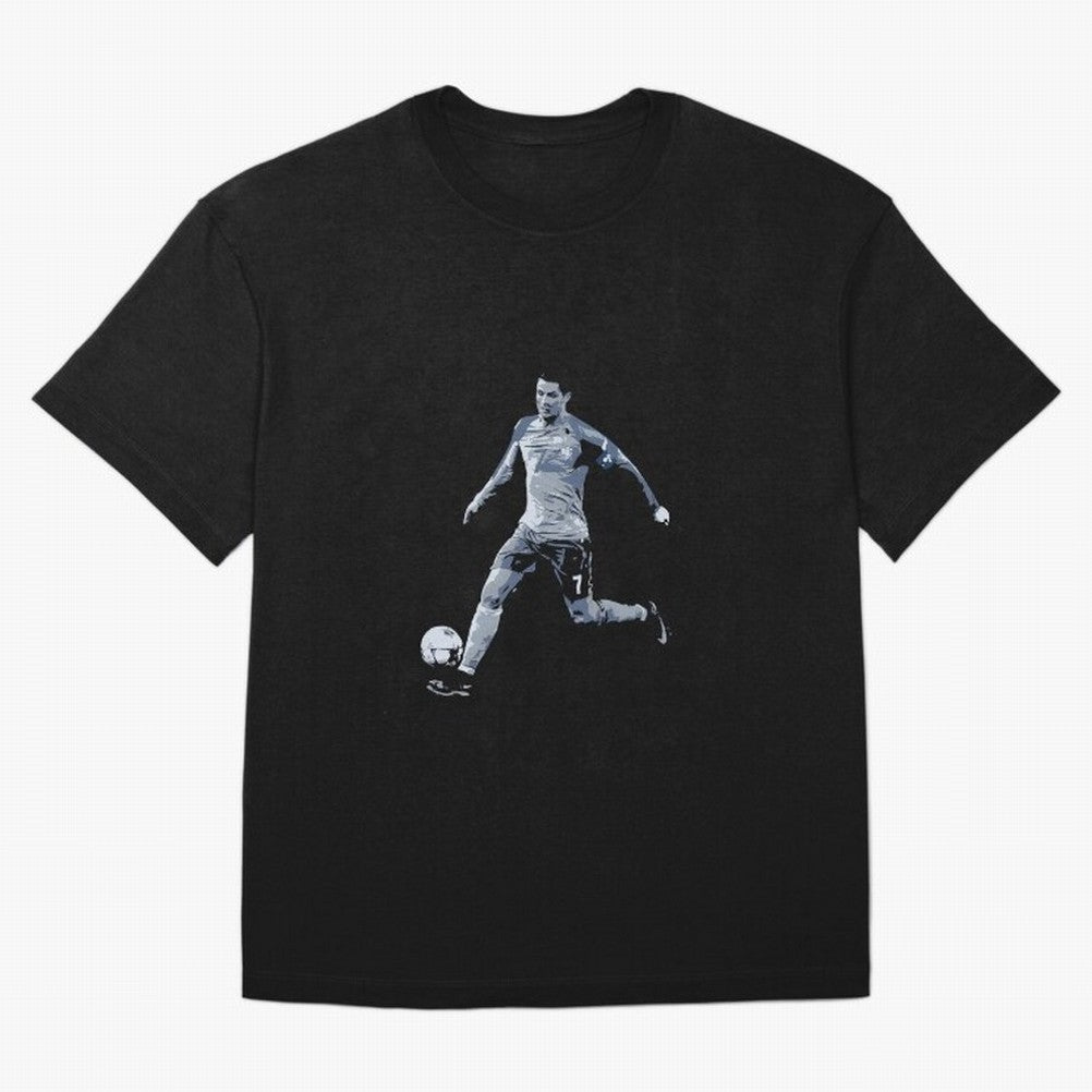 Soccer Football Art, Cristiano Ronaldo Oversized T-Shirt Fuel the Hype around Match Day Hype around FIFA World Cup 2026 Group Stage, Mbappe, England and Germany, Classic Soccer Heritage, Championship Pressure, Fan Loyalty and International Pride;