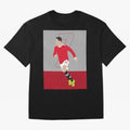Cristiano Ronaldo 2021/22 Illustration Oversized T-Shirt Follow the Road to FIFA World Cup 2026 USA Canada Mexico Spirit, Celebrating Portugal, Cristiano Ronaldo, Haaland and CR7, Classic Soccer Heritage, Championship Pressure, Fan Loyalty and