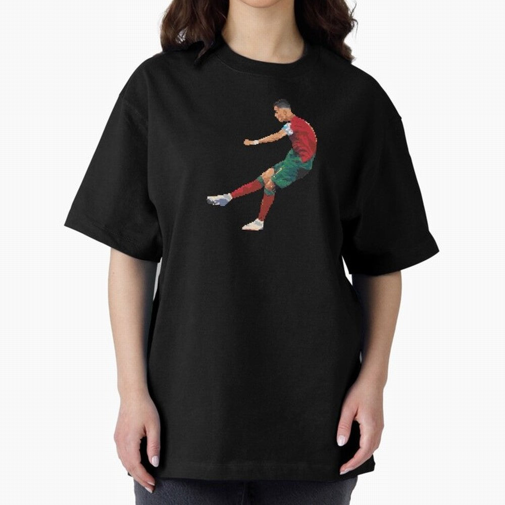 Cristiano Ronaldo Oversized T-Shirt Experience FIFA World Cup 2026 Featuring Haaland and Mbappe, Argentina, France and Brazil Energy, Goal Celebration Energy, Supporter Heritage, Football Icons and Worldwide Tournament Joy; Ideal for Fans Who