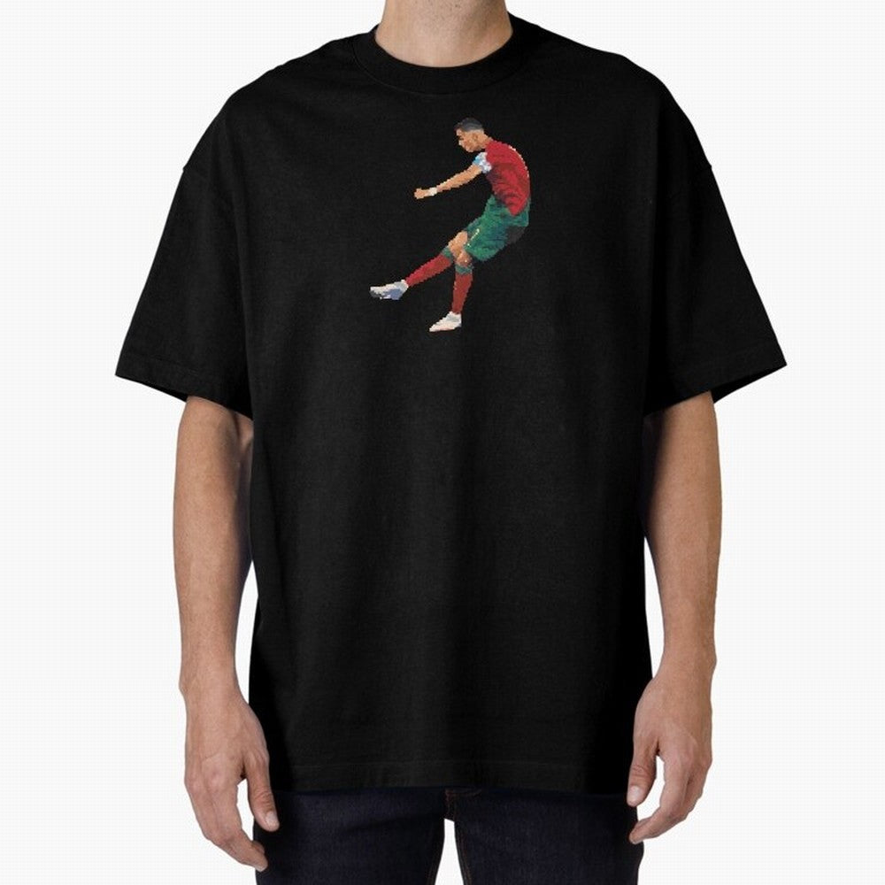 Cristiano Ronaldo Oversized T-Shirt Experience FIFA World Cup 2026 Featuring Haaland and Mbappe, Argentina, France and Brazil Energy, Goal Celebration Energy, Supporter Heritage, Football Icons and Worldwide Tournament Joy; Ideal for Fans Who