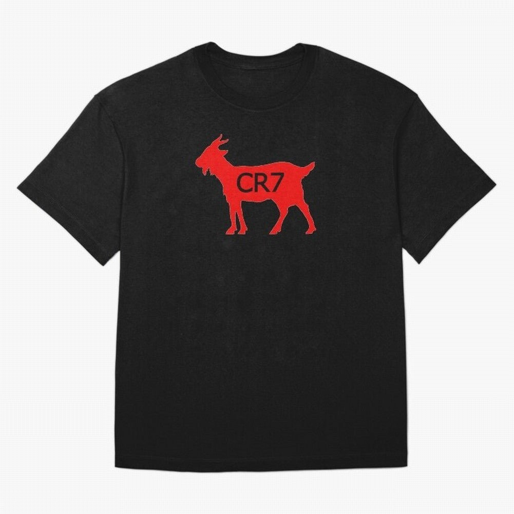 CR7 GOAT Red Oversized T-Shirt Honor Champions and Dreams in FIFA World Cup 2026 Group Stage Spirit, Celebrating Brazil, Portugal and Argentina, Mbappe and Neymar, Supporter Pride, Iconic Celebrations, Legendary Names and Global Match Day Energy;
