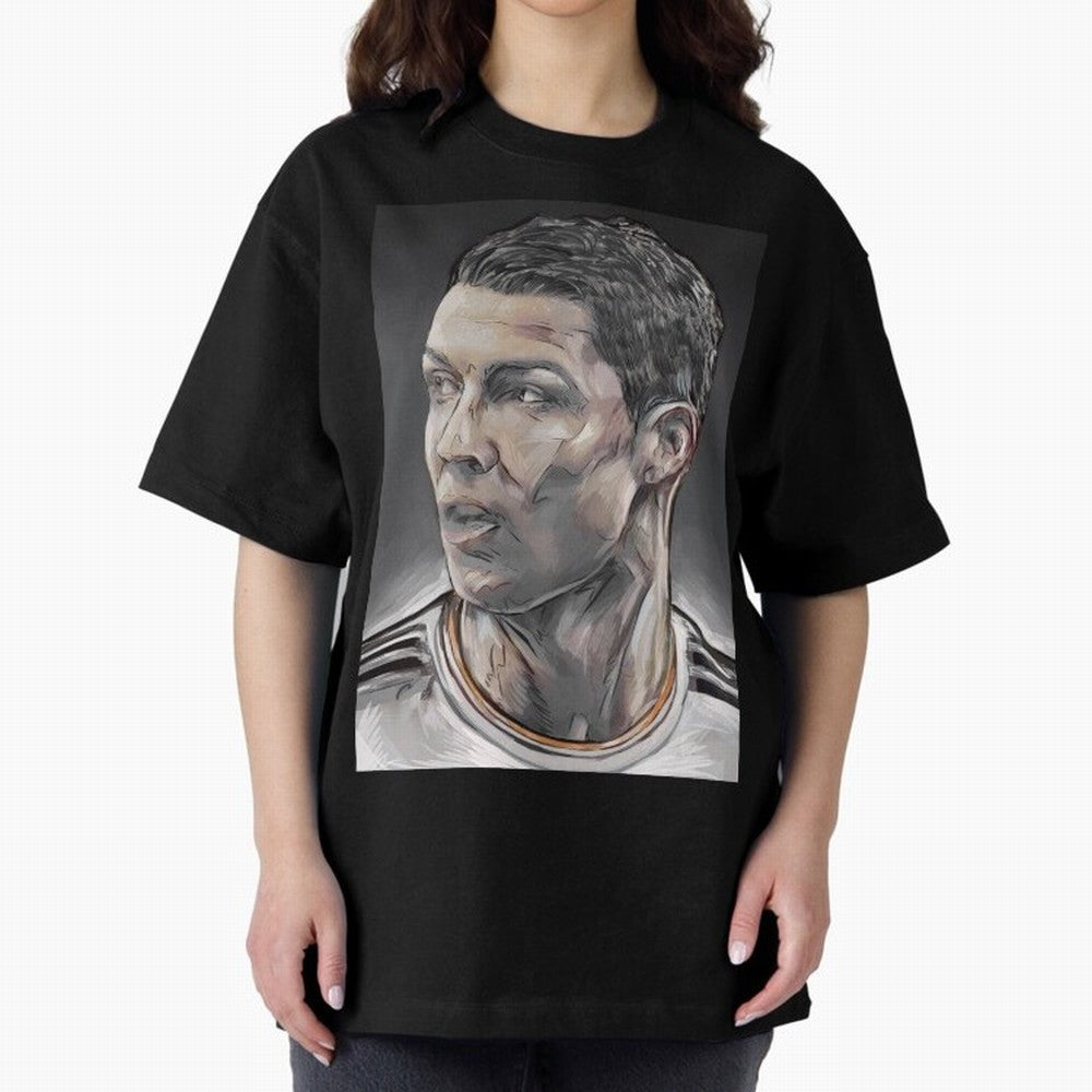Cristiano Ronaldo Oversized T-Shirt Bring Stadium Energy to FIFA World Cup 2026 Group Stage Spirit, with France, Neymar, Classic Soccer Heritage, Championship Pressure, Fan Loyalty and International Pride; Created for Match Day Parties, Soccer