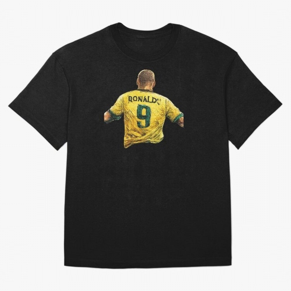 Brazilian Football Legend No.9 Vintage Streetwear Design Oversized T-Shirt Feel the Heartbeat of Match Day Hype around FIFA World Cup 2026, Haaland, Germany, Game Day Rituals, Football Legends, Country Pride and the Road to the Final; Great for