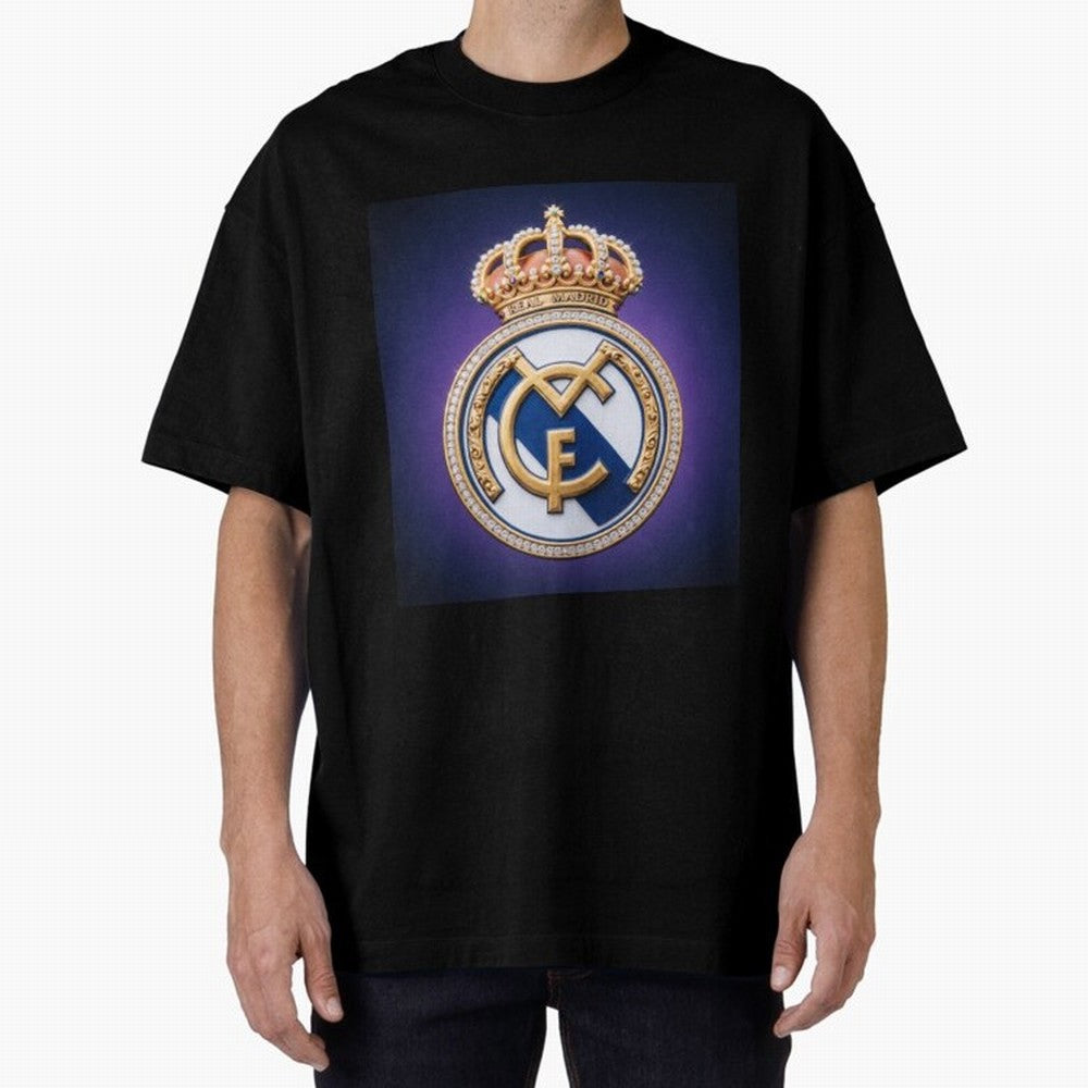 Santiago Bernab¨¦u Oversized T-Shirt Remember FIFA World Cup 2026 USA Canada Mexico Celebrating Haaland and Mbappe, France and Portugal Energy, Sports Nostalgia, International Competition, Famous Players and Unforgettable Victories; Created for